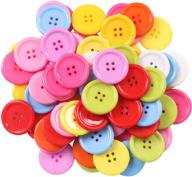 🧵 50pcs yaka big button mix fancy round plastics sewing buttons overcoat 4 holes diy craft buttons 1.2inch logo