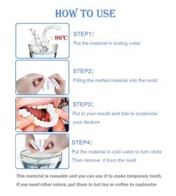 img 1 attached to 😁 Snap On Denture Teeth: Instant Confidence Smile with Temporary Fake Teeth