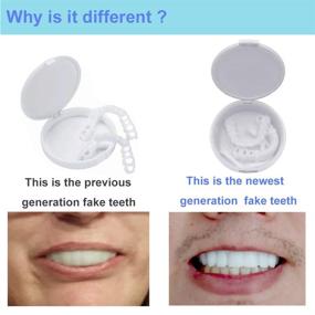 img 3 attached to 😁 Snap On Denture Teeth: Instant Confidence Smile with Temporary Fake Teeth