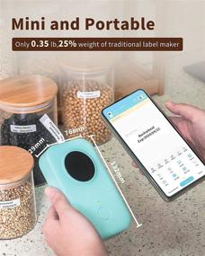 img 2 attached to 🏷️ Phomemo D30 Small Label Maker: Portable Bluetooth Labeler for Easy and Quick Labeling