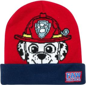 img 3 attached to 🧢 Warm and Stylish: Nickelodeon Boys Paw Patrol Winter Hat with 2 Pair Gloves or Mittens for Toddler/Little Boys