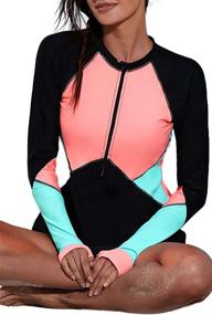 img 2 attached to Zecilbo Rashguard Stretch Fashion Swimwear Women's Clothing and Swimsuits & Cover Ups