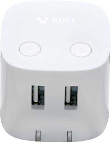 img 4 attached to 🔌 Versatile Foldable Dual USB Wall Charger: BULL USB Adapter for Multiple Devices with Auto Shut Off