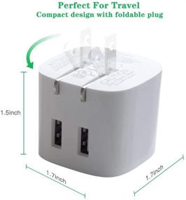 img 3 attached to 🔌 Versatile Foldable Dual USB Wall Charger: BULL USB Adapter for Multiple Devices with Auto Shut Off