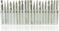 🔧 aiskaer 20pcs 3mm shank tungsten steel solid carbide rotary files diamond burrs set for woodworking drilling carving engraving with dremel tool logo