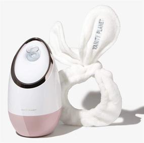 img 4 attached to 🌹 Ultimate Rose Gold Facial Steamer: Detoxify, Cleanse, and Moisturize your Skin with Vanity Planet Aira Ionic Steamer - Adjustable Nozzle, Inbuilt Water Tank, and 3 Essential Oil Baskets