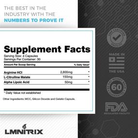 img 2 attached to 💪 Boost Your Nitric Oxide Levels with VEINZ Pills - A Powerful Pump Supplement with ALA, L-Arginine, and L-Citrulline - 120 Capsules
