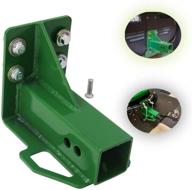 🚜 nixface rear trailer hitch receiver for john deere gator 4x2 6x4 old style w/bolts - green logo