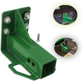 img 4 attached to 🚜 NIXFACE Rear Trailer Hitch Receiver for John Deere Gator 4x2 6x4 Old Style W/Bolts - Green