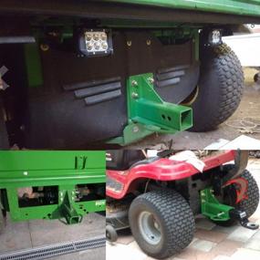 img 1 attached to 🚜 NIXFACE Rear Trailer Hitch Receiver for John Deere Gator 4x2 6x4 Old Style W/Bolts - Green