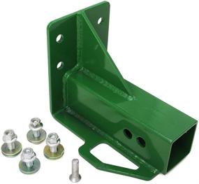 img 3 attached to 🚜 NIXFACE Rear Trailer Hitch Receiver for John Deere Gator 4x2 6x4 Old Style W/Bolts - Green