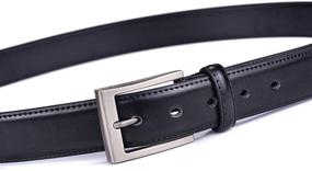 img 2 attached to Beltox Leather Dress Belts Buckle Men's Accessories in Belts