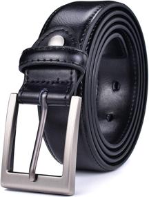 img 4 attached to Beltox Leather Dress Belts Buckle Men's Accessories in Belts