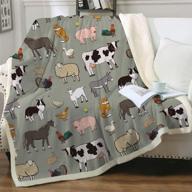 sleepwish blanket cartoon pattern woodland logo