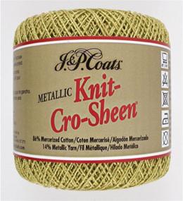 img 2 attached to Discover the Brilliant Knit-Cro-Sheen Gold for All Your Crafting Needs!