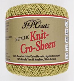 img 1 attached to Discover the Brilliant Knit-Cro-Sheen Gold for All Your Crafting Needs!