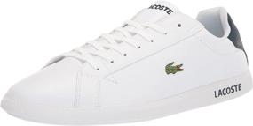 img 4 attached to 👟 Lacoste Graduate Sneaker: Premium White Leather Men's Shoes and Fashion Sneakers