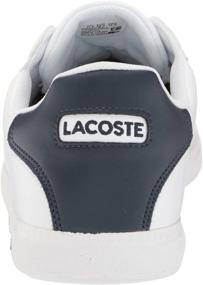 img 2 attached to 👟 Lacoste Graduate Sneaker: Premium White Leather Men's Shoes and Fashion Sneakers