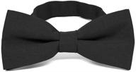 🎩 black matte finish bow tiemart: mens accessories, ties, cummerbunds & pocket squares logo