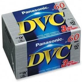 img 3 attached to Panasonic AY-DVM60EJ3 MiniDV Tapes: 60 Minute, 3 Pack - Reliable and High-Quality Storage Solution