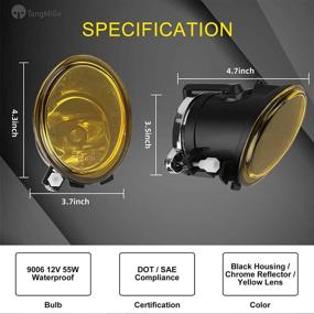 img 2 attached to TangMiGe Fog Lights Lamps For 2000-2006 BMW (E46 M3 E39 M5) / 3 Series (320I 323I 325I 325Xi 330I 330Xi Sedan W/Sport Package