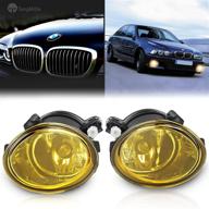 tangmige fog lights lamps for 2000-2006 bmw (e46 m3 e39 m5) / 3 series (320i 323i 325i 325xi 330i 330xi sedan w/sport package logo