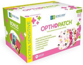 img 4 attached to 👁️ Opthopatch Kids Eye Patches - Fun Girls Design - 100 Latex Free Hypoallergenic Cotton Adhesive Bandages for Amblyopia and Cross Eye - 3 Reward Chart Posters Included on Defined Vision