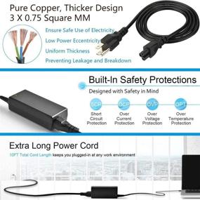 img 2 attached to 🔌 65W Charger for Acer ChromeBook Aspire Swift Spin - 19V 3.42A, 3.0mm x 1.1mm Adapter Power Supply with Cord