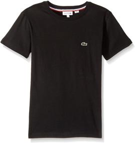 img 1 attached to Lacoste Short Sleeve Solid Shirt