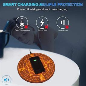 img 1 attached to Ultimate Charging Convenience: Magic Array Wireless Charger for iPhone 11/11Pro/X/XS/XR, Samsung S6/S8/S9, LG - 10W Ultra-Thin Design!