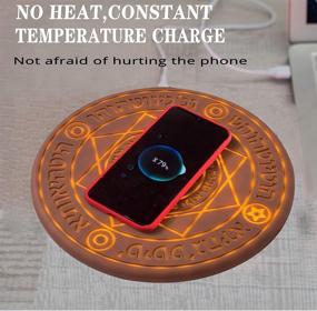 img 2 attached to Ultimate Charging Convenience: Magic Array Wireless Charger for iPhone 11/11Pro/X/XS/XR, Samsung S6/S8/S9, LG - 10W Ultra-Thin Design!