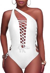 img 1 attached to 👙 Holipick Women's Cutout Swimsuit – Stylish Swimwear, Perfect for Women's Clothing in Swimsuits & Cover Ups