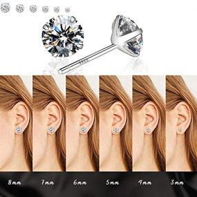 img 1 attached to Reusable Piercing Professional Earrings Sterling Personal Care