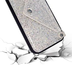 img 1 attached to Omorro Glitter Diamond Crossbody Protective