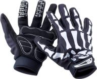 basecamp skeleton gloves: stylish skull gloves for men & women – ideal for cycling, motorcycle & halloween parties logo