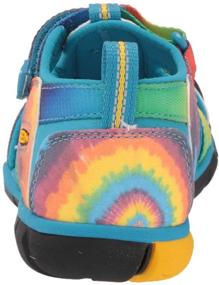 img 2 attached to KEEN Kids Seacamp Sandal: Blue Girls' Athletic Shoes for Active Moments