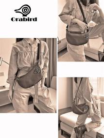 img 3 attached to 👜 Косметики Orabird из натуральной кожи: стильные женские сумки через плечо и кошельки для беззаботного хиппи-шика