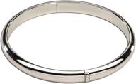 14k gold-plated or sterling silver classic baby bangle bracelet for children and adults logo