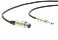 🎙️ installerparts 100ft 1/4" mono male to xlr female microphone cable - ultimate compatibility with amplifiers, instruments, and more! logo