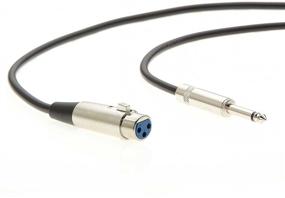 img 4 attached to 🎙️ InstallerParts 100Ft 1/4" Mono Male to XLR Female Microphone Cable - Ultimate Compatibility with Amplifiers, Instruments, and More!