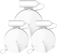 koroao wall mount holder for tp-link deco m9 plus whole home mesh wifi system - no cord clutter and save space ceiling bracket (3-pack) logo