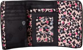 img 1 attached to Vera Bradley Microfiber Compact Protection Women's Handbags & Wallets