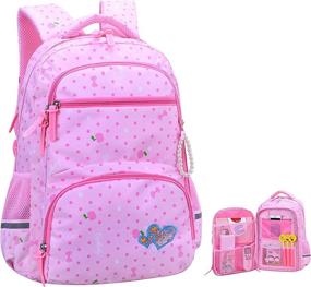 img 4 attached to Рюкзаки для девочек Elementary Primary Bookbags