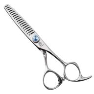 🔪 fenice salon thinning scissors: 6" teeth shear for stylists, 440c steel, thinning rate 45% logo