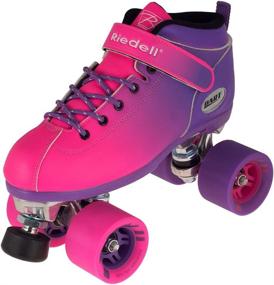 img 4 attached to 🔥 Unveiling the Sleek and Stylish Riedell Dart Ombré - The Ultimate Quad Roller Speed Skate