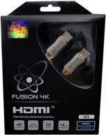 🔌 fusion4k высокоскоростной кабель hdmi 4k (60 гц @ 4k) - профессиональная серия (6 футов) логотип