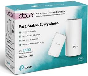 img 3 attached to 📶 TP-Link Deco E3 - AC1200 Whole Home Mesh WiFi System (2-Pack)