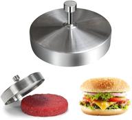 🍔 stainless steel burger press hamburger maker non-stick patty mold | bbq essential for perfect patties | easy to use & clean | worry-free operation logo