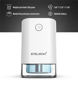 img 2 attached to Steliron Touchless Hand Sanitizer Mist Dispenser: Infrared Antibacterial Alcohol Dispenser - Automatic & Effective