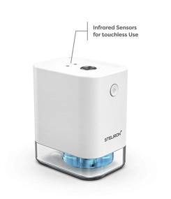 img 1 attached to Steliron Touchless Hand Sanitizer Mist Dispenser: Infrared Antibacterial Alcohol Dispenser - Automatic & Effective